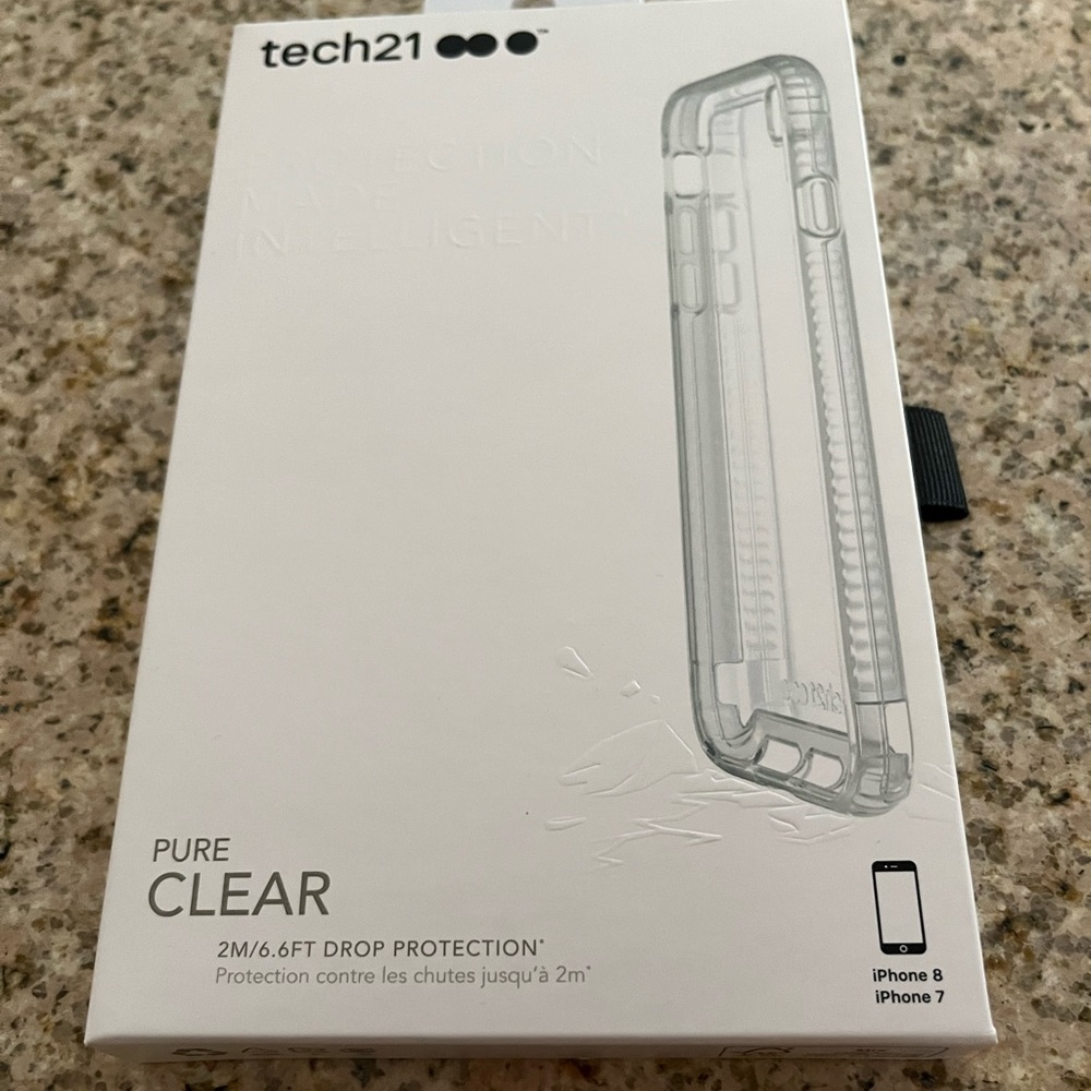 Clear high-impact case for iPhone SE first gen. New in box.